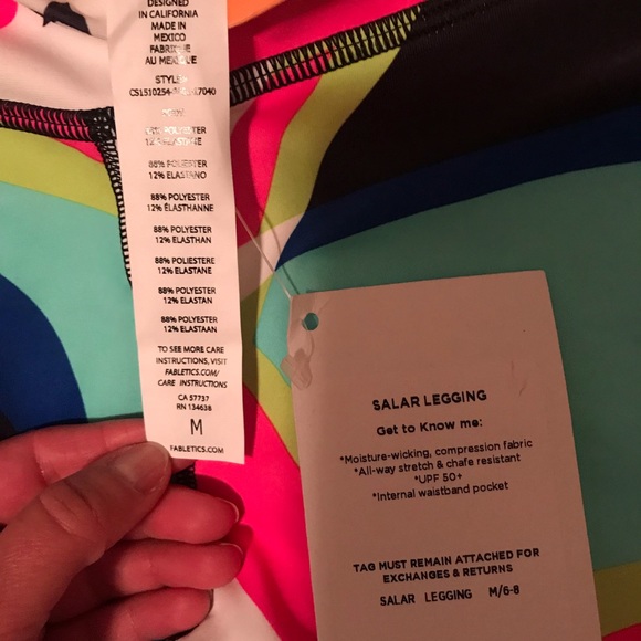 Fabletics colorful tights - Picture 4 of 7